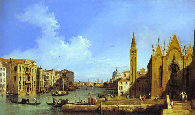 Grand Canal - From Santa Maria Della Caritó To The Bacino Di San Marco — Canaletto