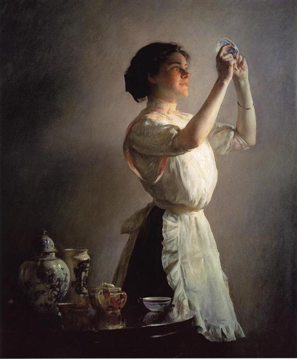 The Blue Cup — Joseph Rodefer Decamp