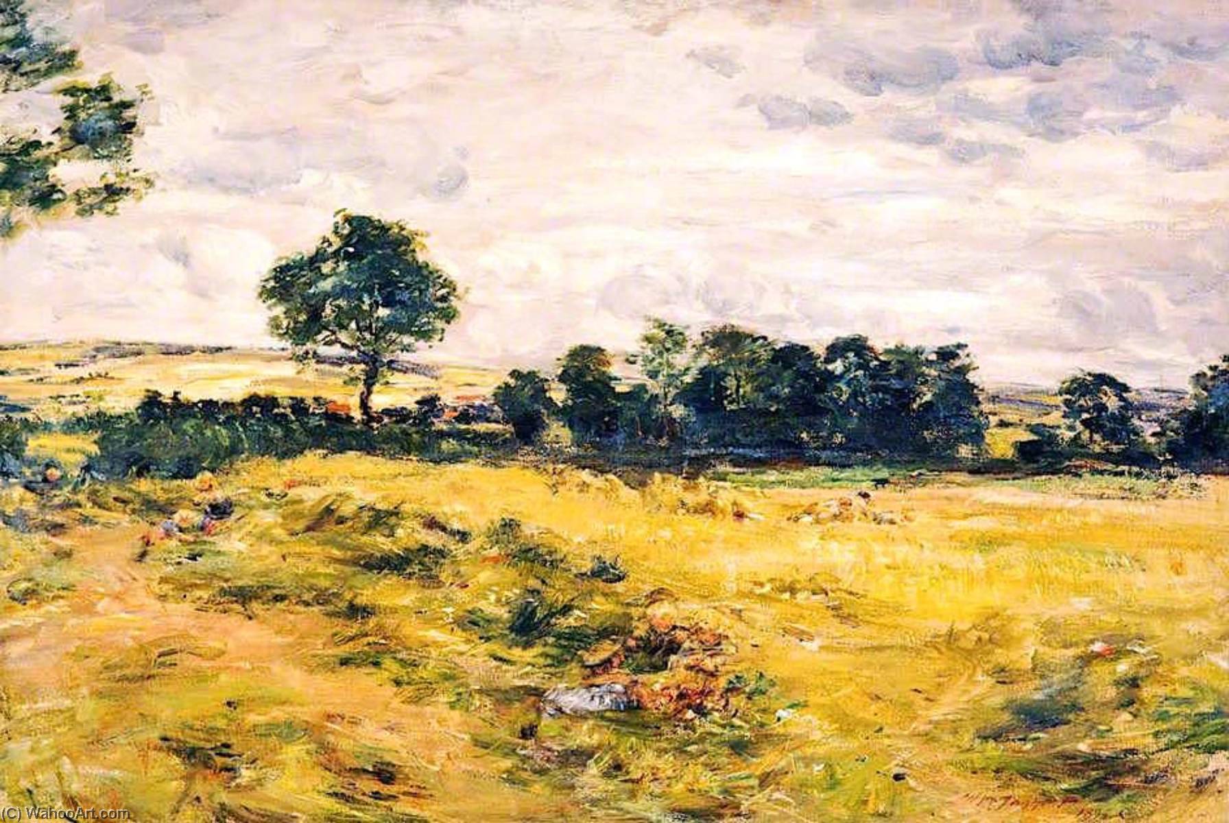 Harvest At Broomieknowe — William Mctaggart