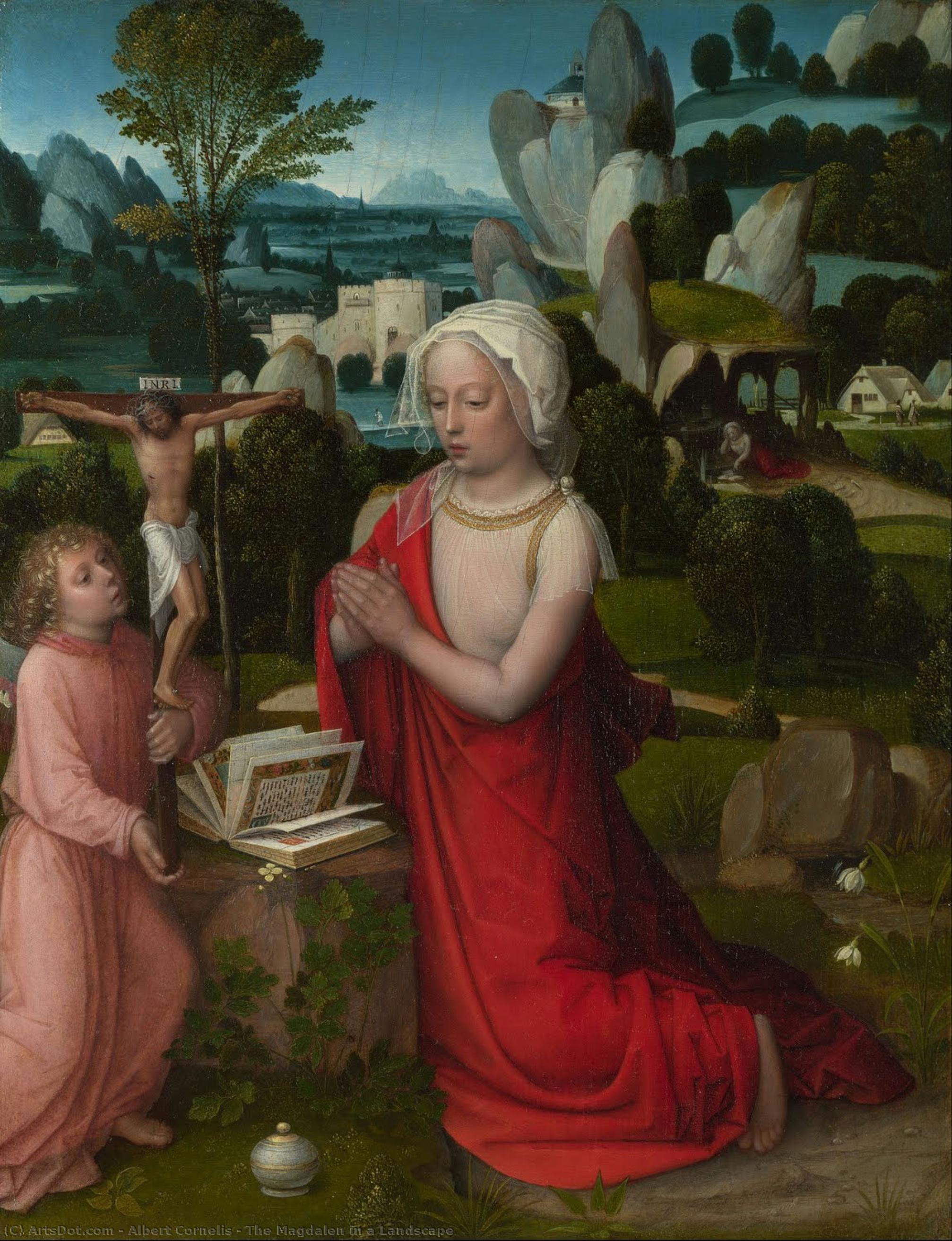The Magdalen In A Landscape — Albert Cornelis