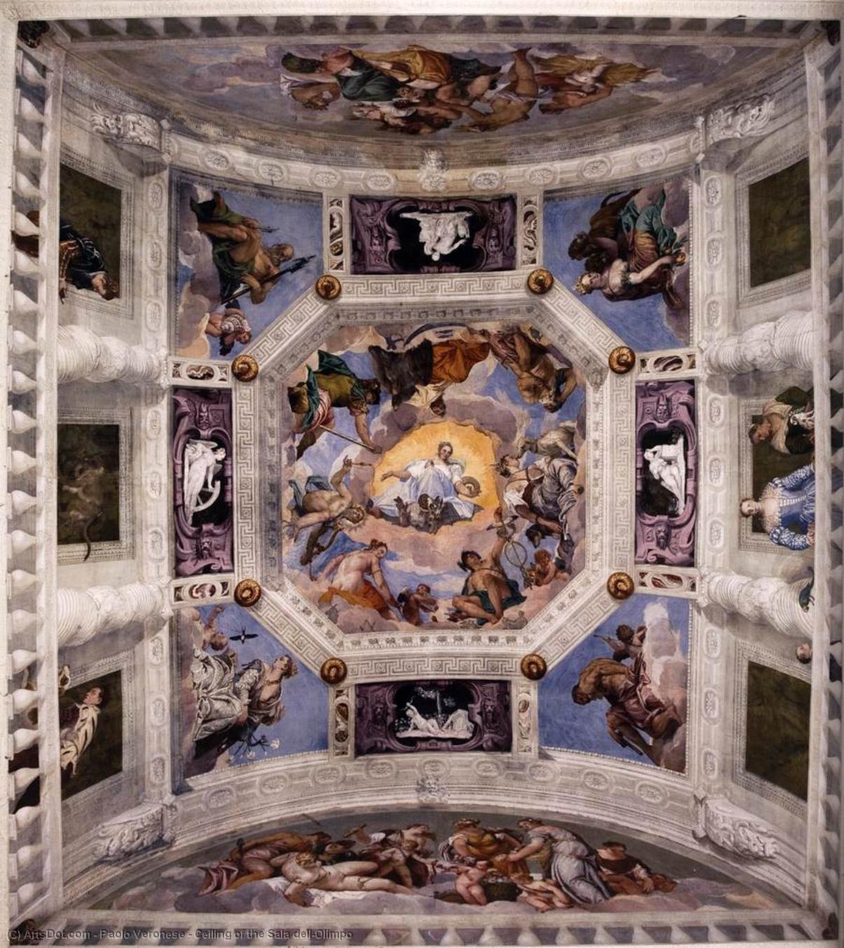 Ceiling Of The Sala Dell'olimpo — Paolo Veronese