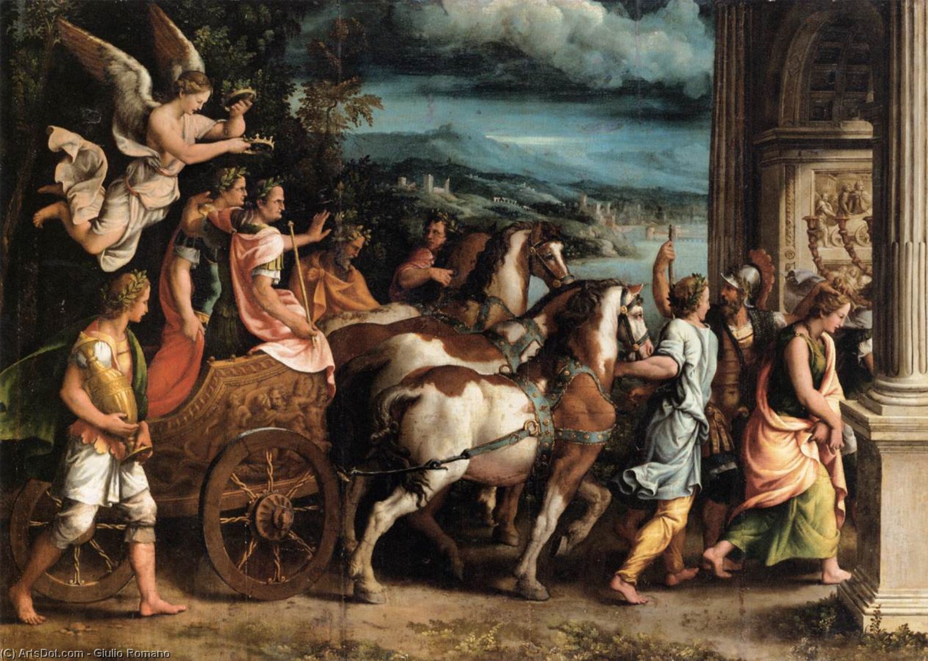 Triumph Des Titus Und Vespasian — Giulio Romano