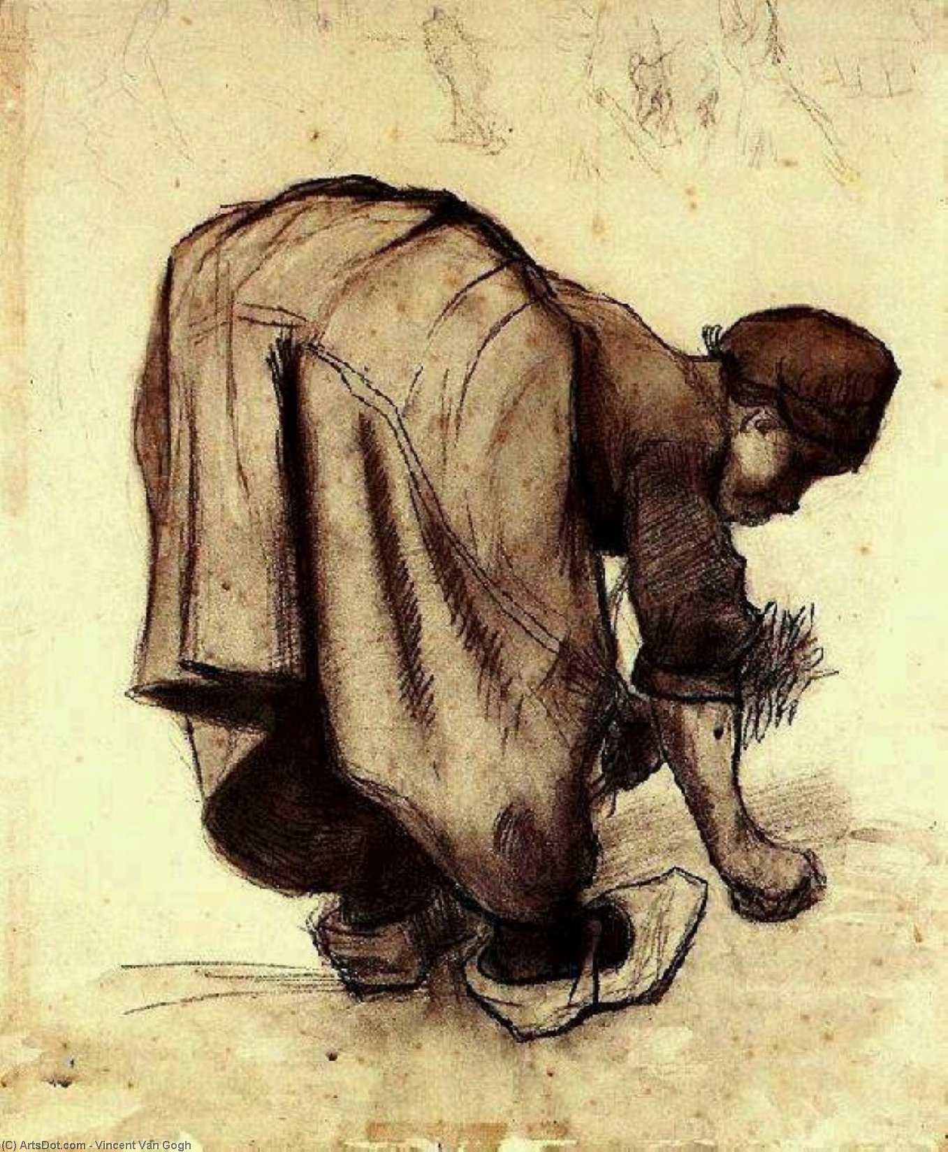 Campesina Inclinada — Vincent Willem Van Gogh