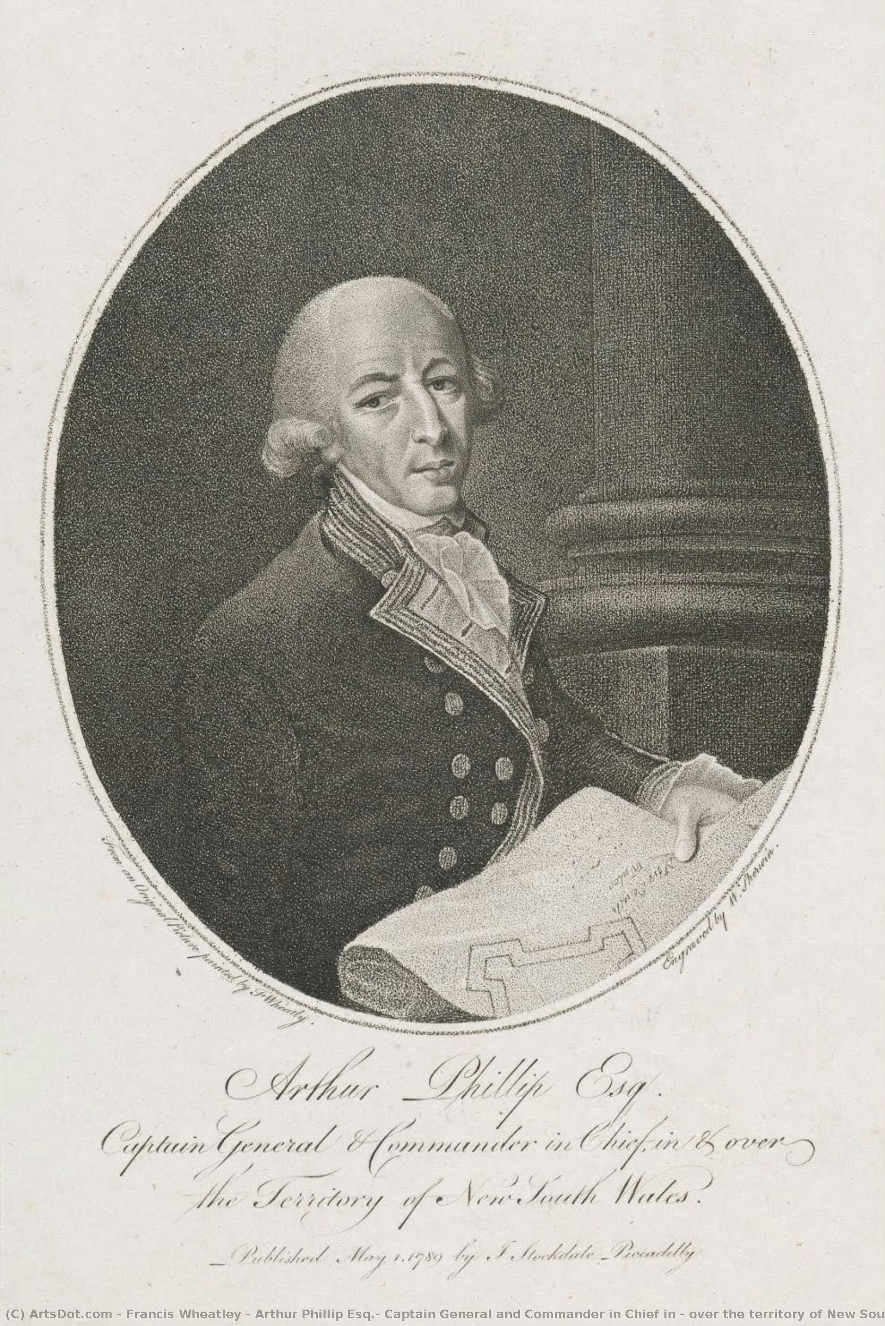Arthur Phillip Esq., Captain General And Commander In Chief In & Over The Territory Of New South Wales — Francis Wheatley