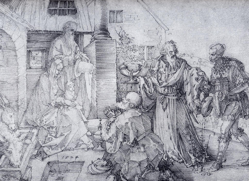The Adoration Of The Wise Men — Albrecht Dürer