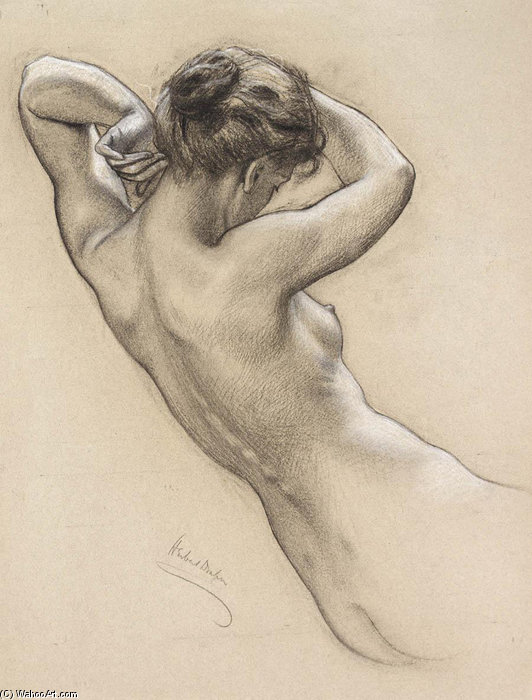 Study For Prospero — Herbert James Draper
