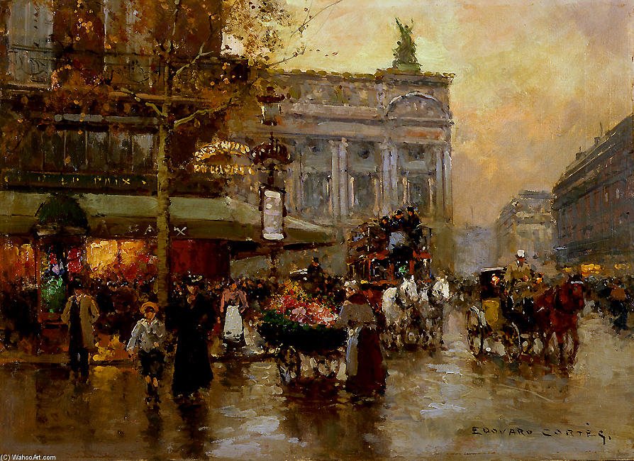 Caf De La Paix, Paris — Edouard Cortès