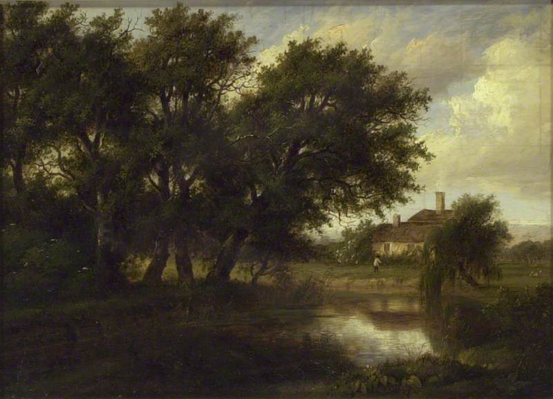 Old Cottages On The Brent, Looking Towards Harrow — Patrik Nesmit