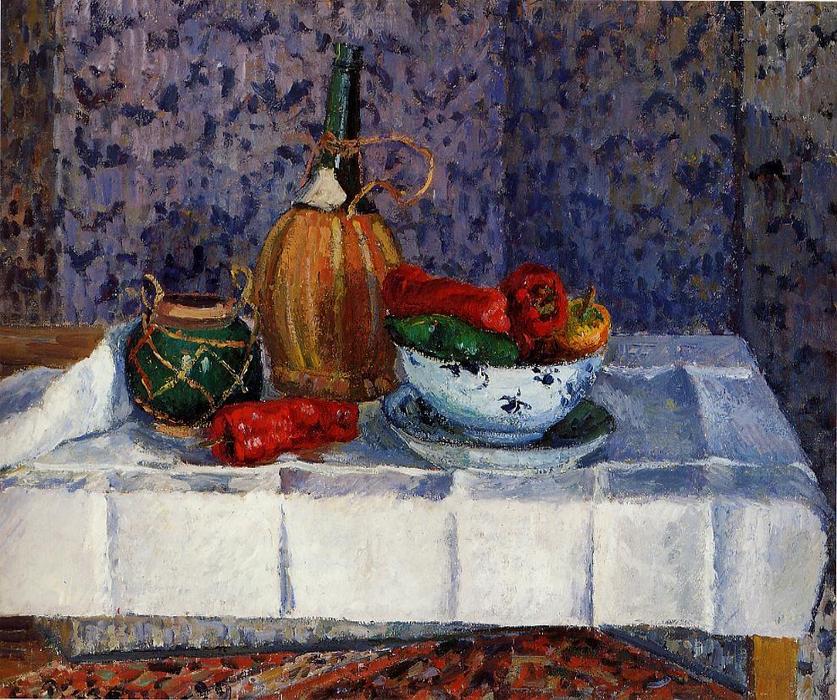 Still Life With Peppers — Camille Pissarro