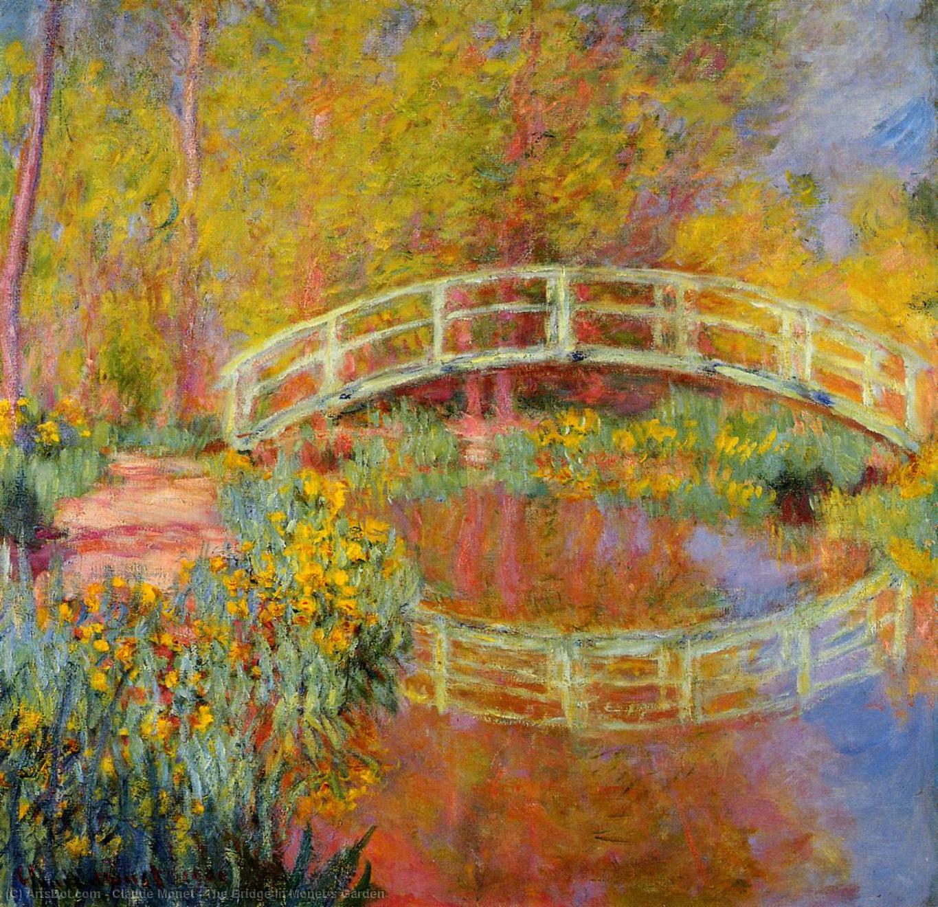 The Bridge In Monet's Garden — Claude Monet