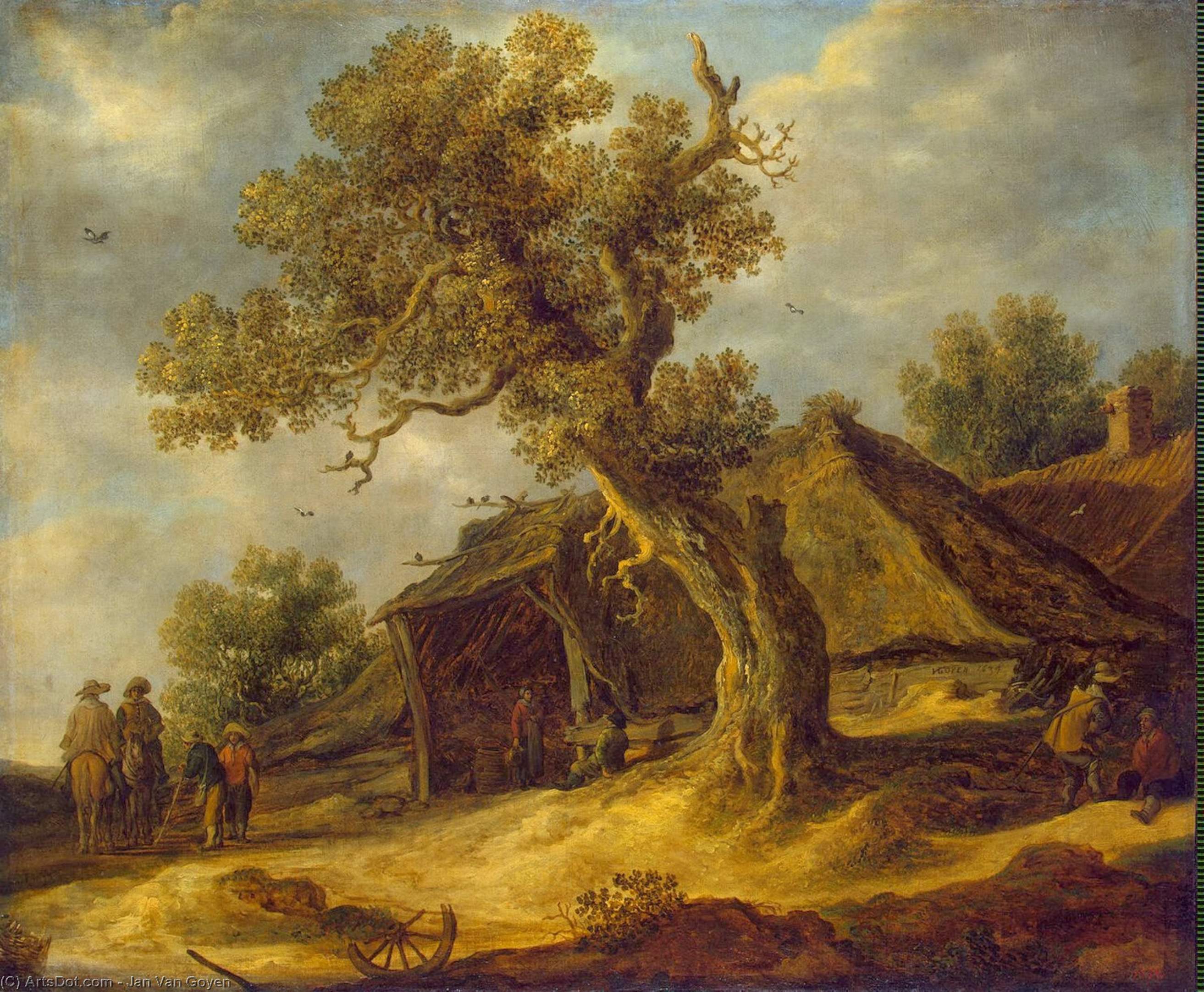 Landscape With Oak — Jan Josephszoon Van Goyen