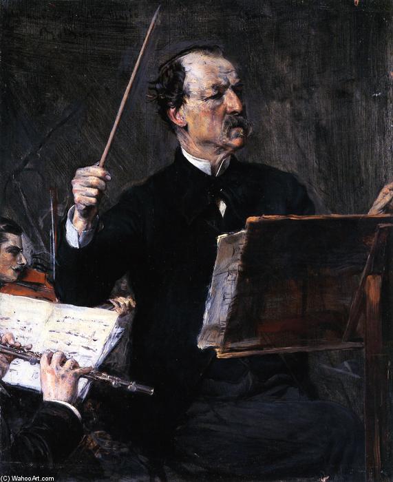 Emanuele Muzio At The Podium — Giovanni Boldini