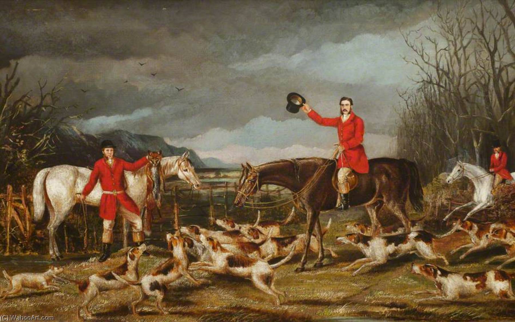 Gogerddan Hunt — Alfred Worthington
