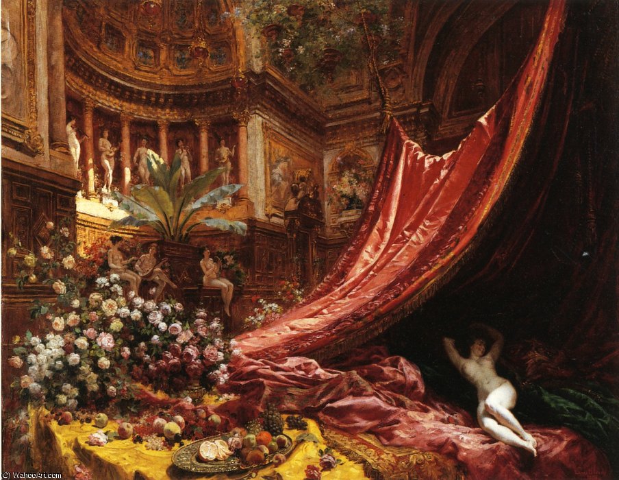 Symphony In Red And Gold — Louis Beroud