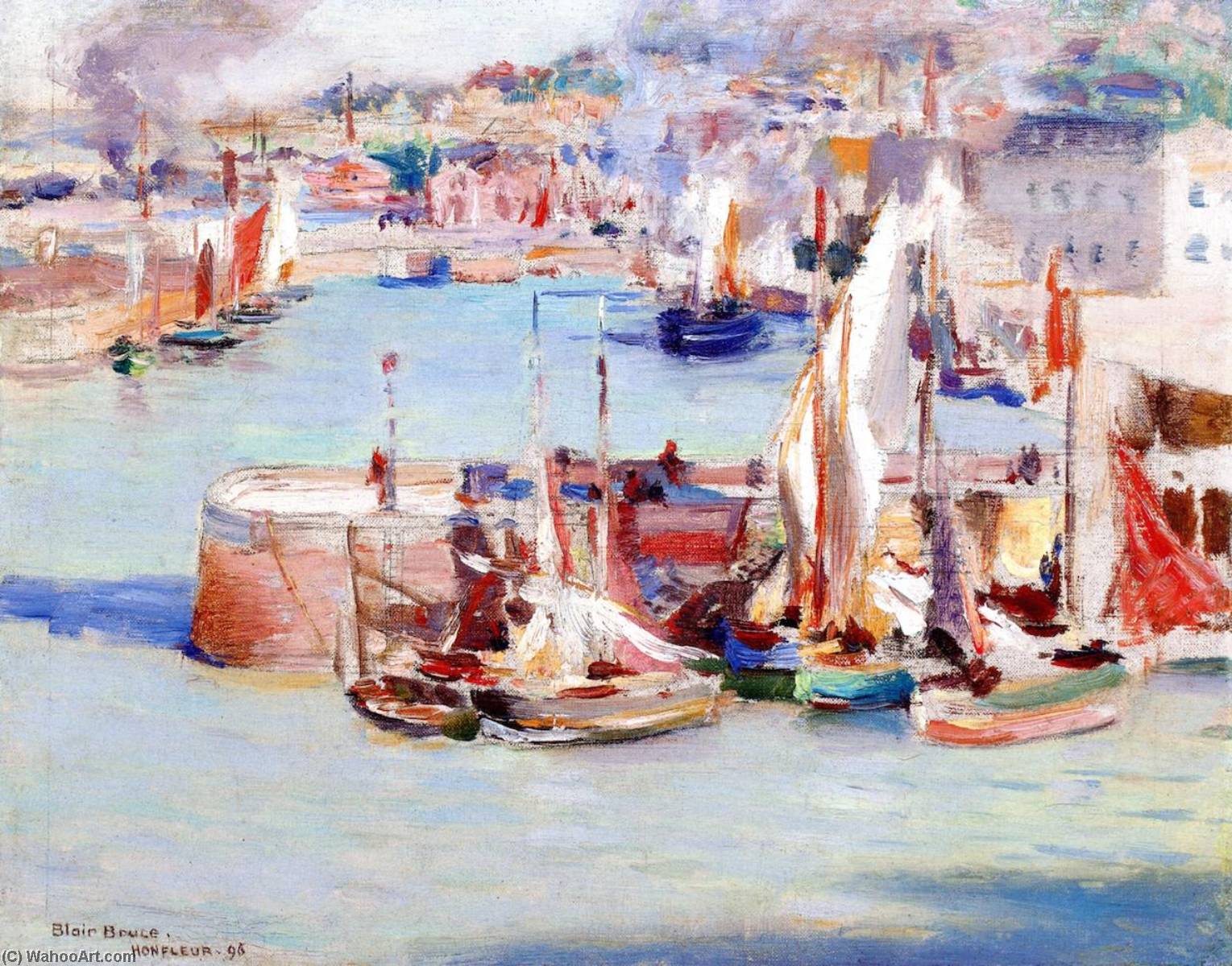 Honfleur Harbor — William Blair Bruce