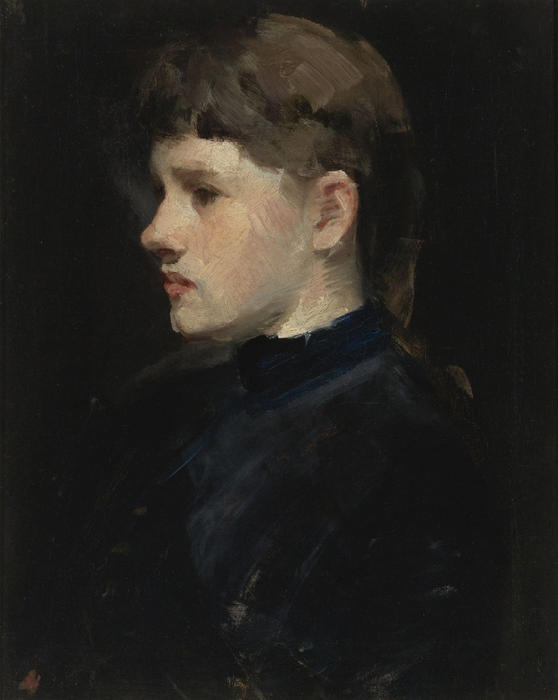 Head Of A Girl — Frank Duveneck