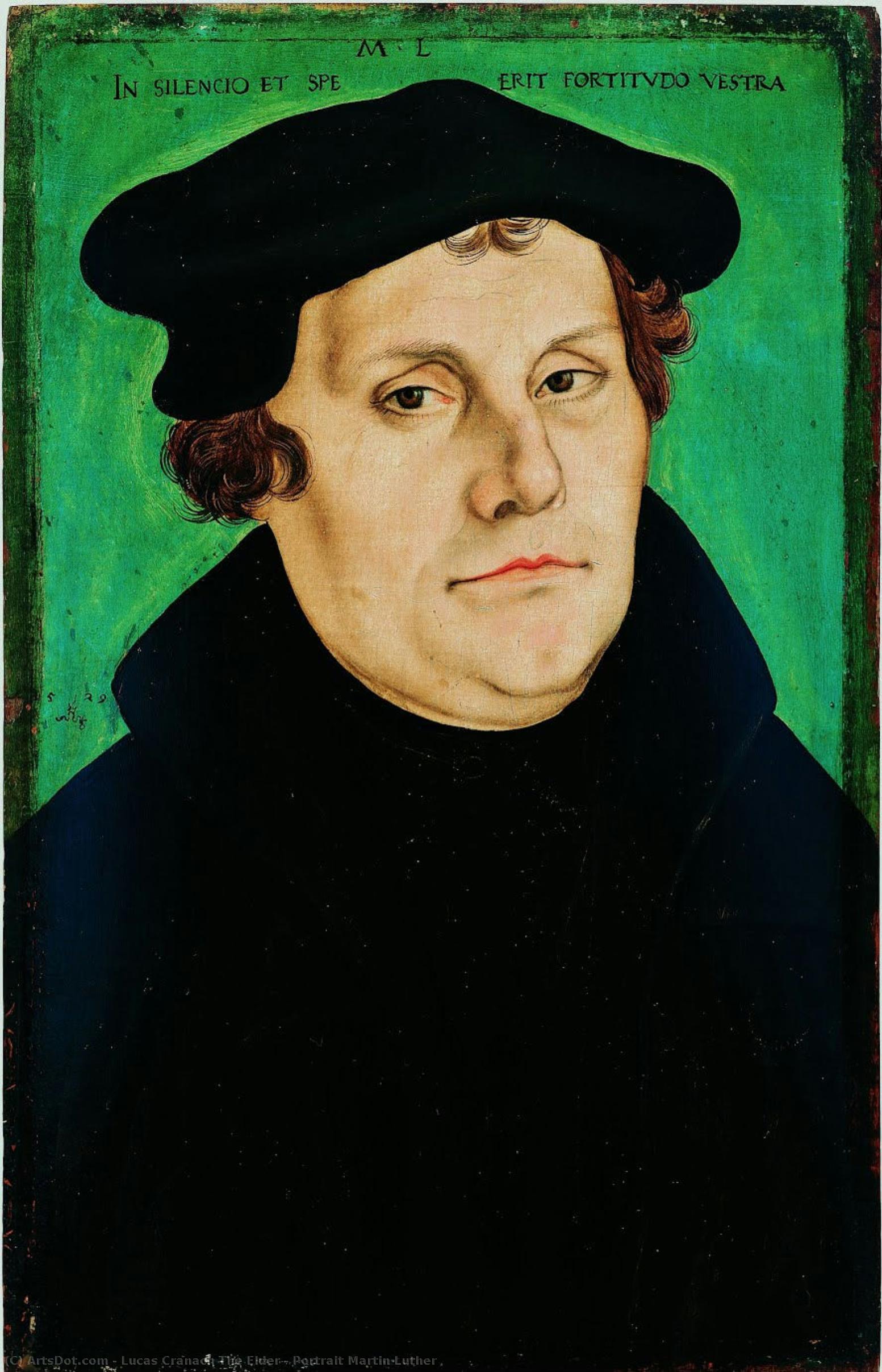 Portrait Martin Luther — Lucas Cranach The Elder