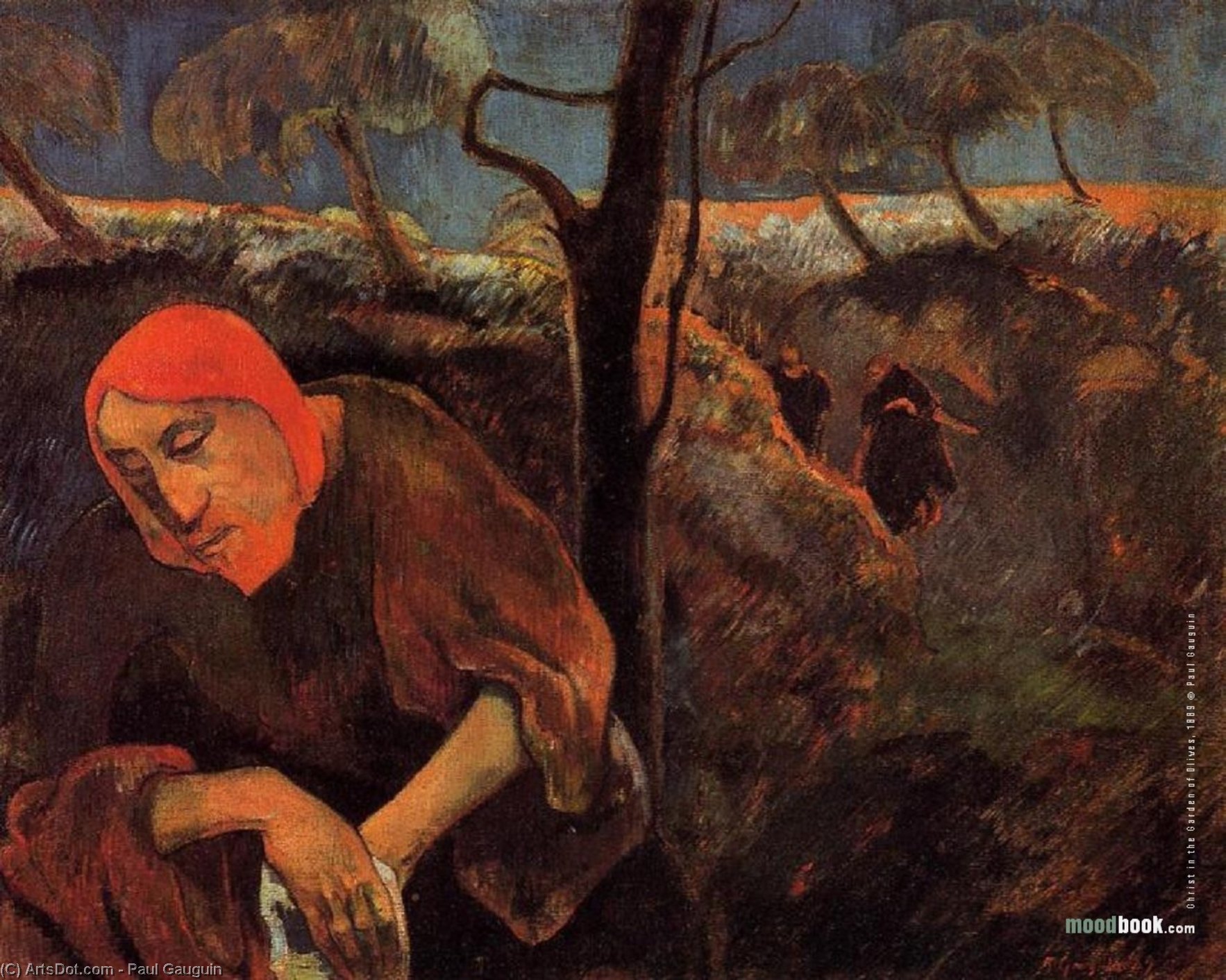 Christ In The Garden Of Olives — Eugène Henri Paul Gauguin