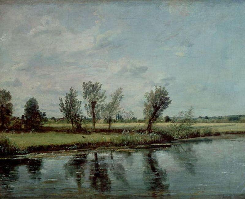 Water Meadows Near Salisbury_ — John Constable