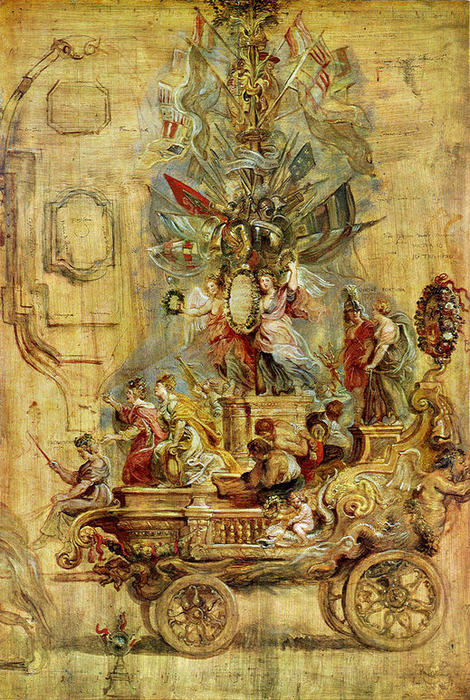 Triumphal Car Of Kallo — Peter Paul Rubens