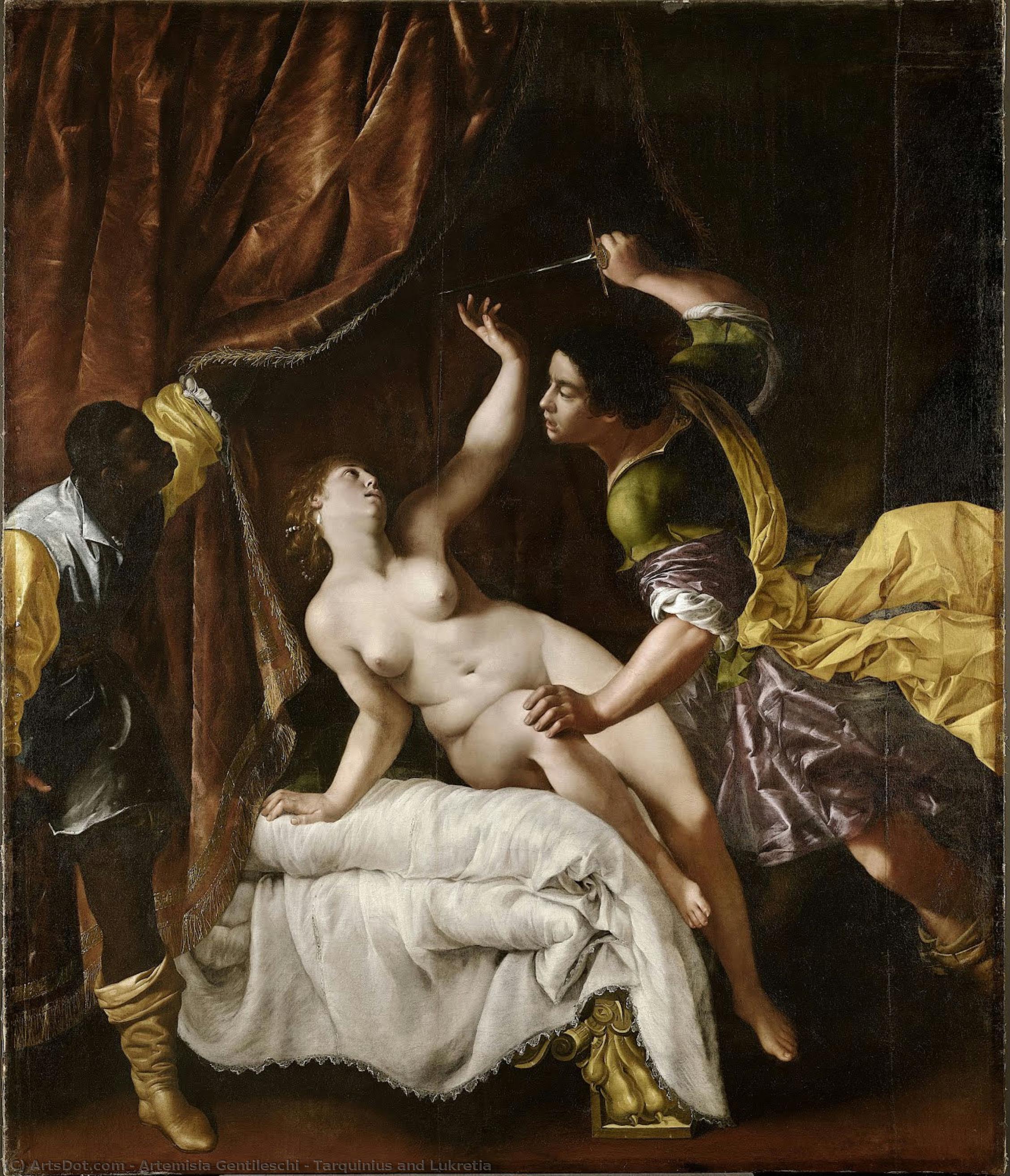 Tarquinius And Lukretia — Artemisia Gentileschi