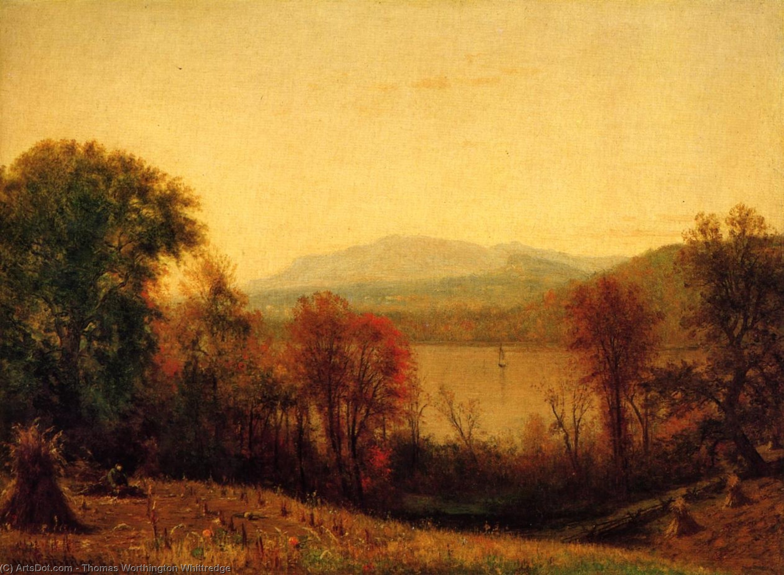 Autumn On The Hudson — Thomas Worthington Whittredge
