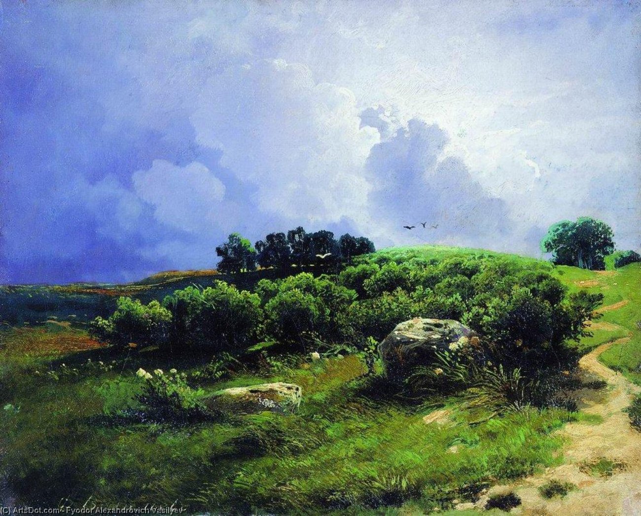 Before A Thunderstorm — Fyodor Alexandrovich Vasilyev