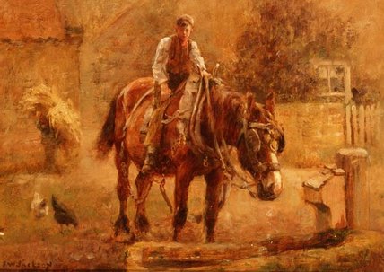 The Drinking Trough — Frederick William Jackson