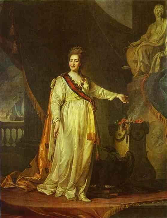Portrait Of Catherine I — Dmitry Grigoryevich Levitsky