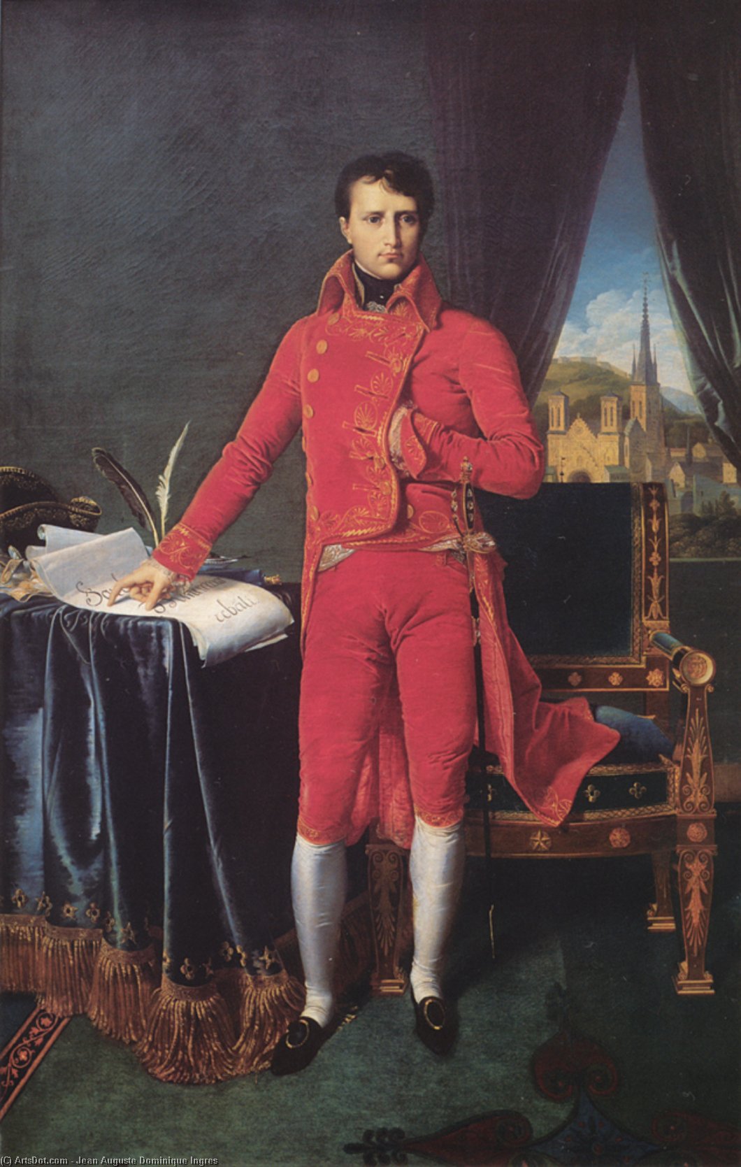 Bonaparte As First Consul — Jean-auguste-dominique Ingres