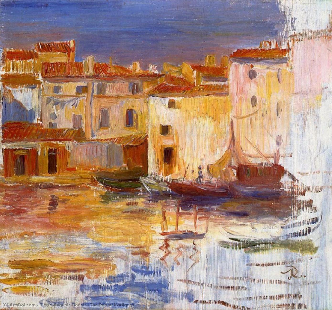 The Port Of Martigues — Pierre-auguste Renoir