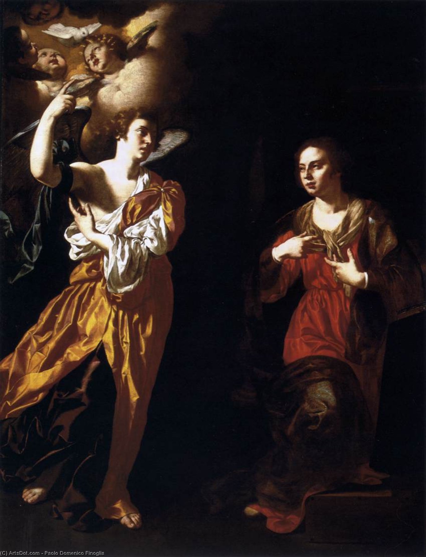 Annunciation — Paolo Domenico Finoglia