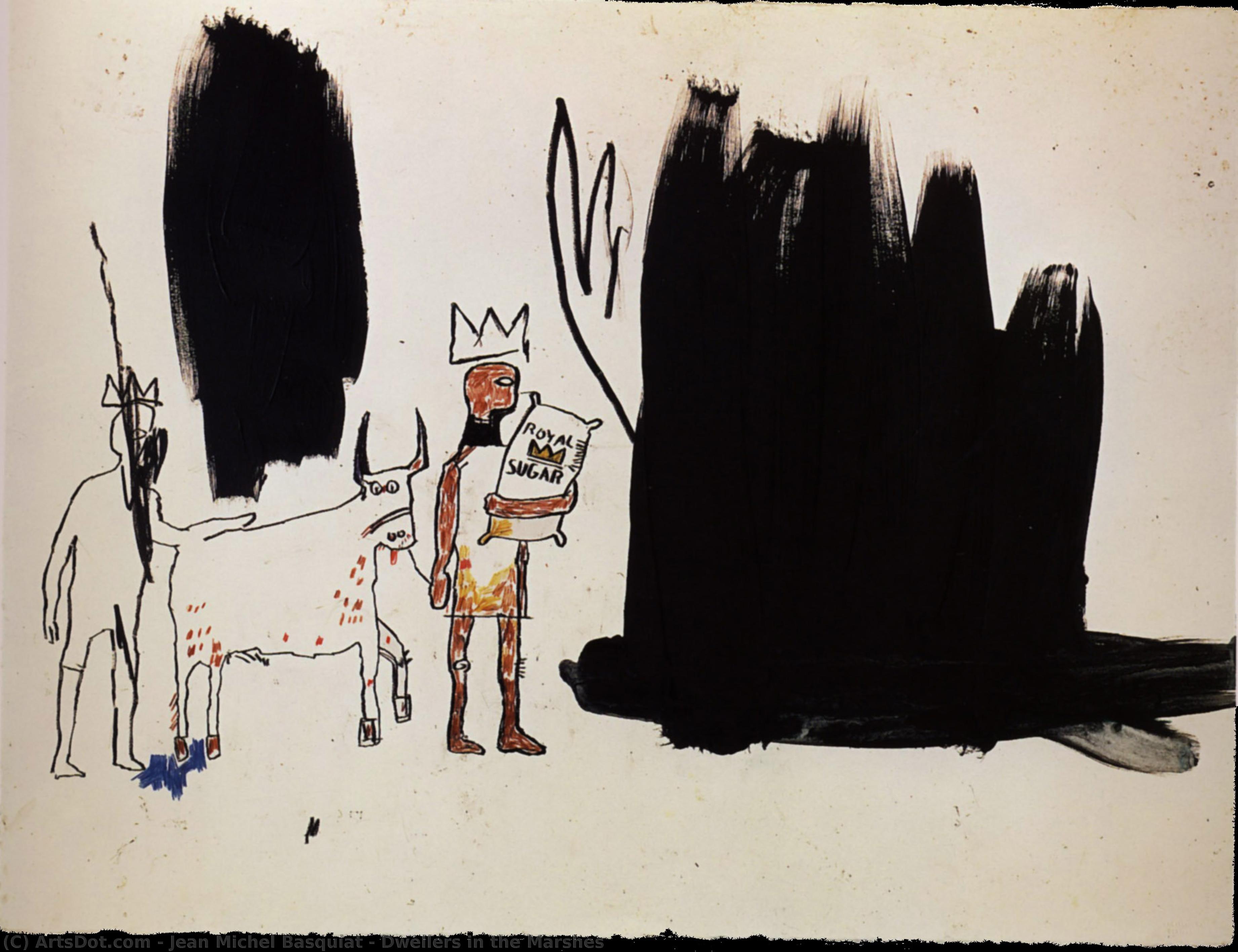 Dwellers In The Marshes — Jean Michel Basquiat