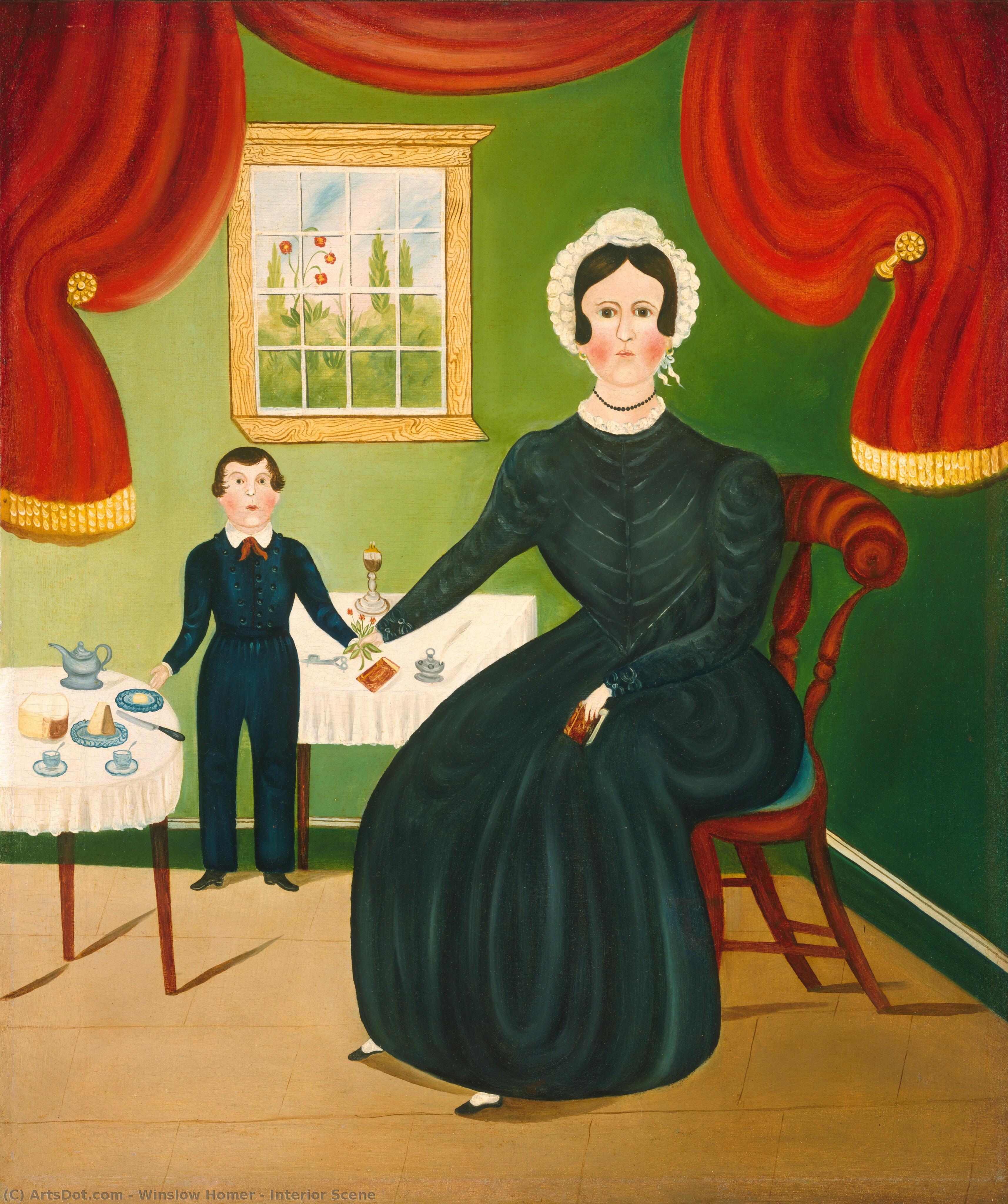 Interior Scene — Winslow Homer