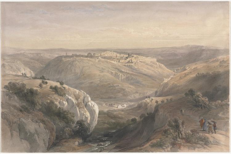 Jerusalem From The South — David Roberts