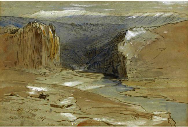 A View Of Kouthlli, Zajoei, Greece — Edward Lear