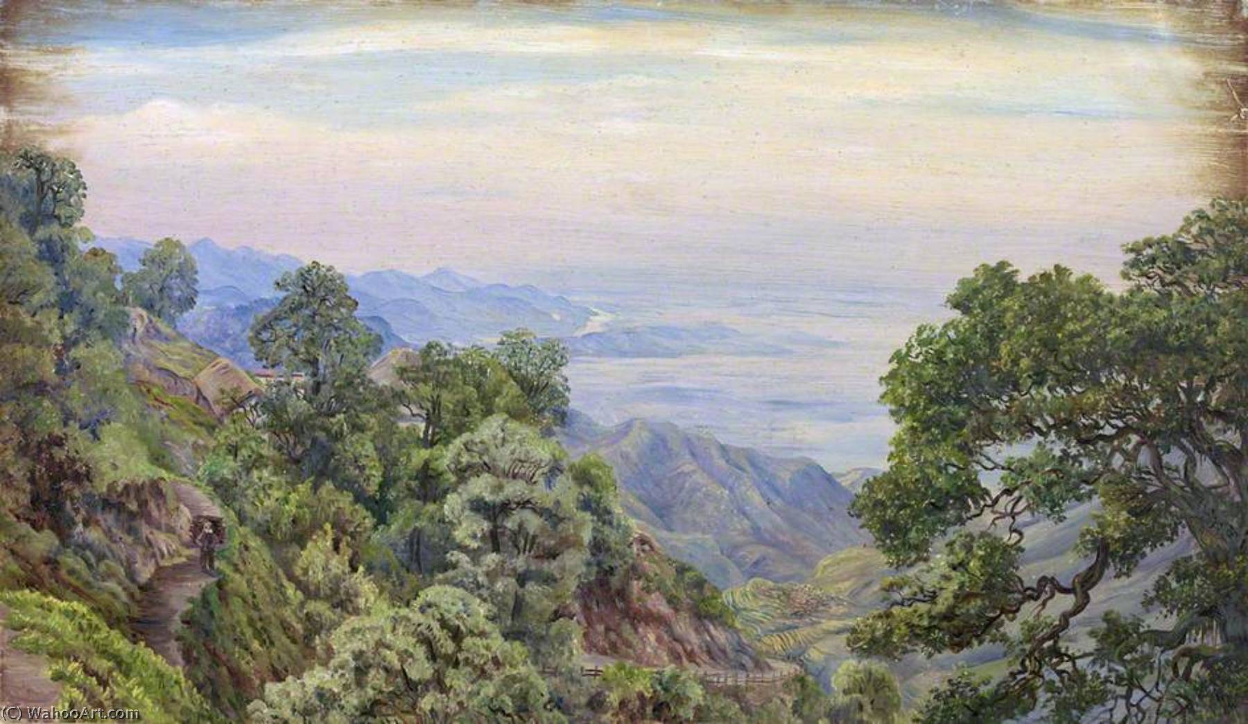 Doon From Mussoorie, Uttar Pradesh, India — Marianne North