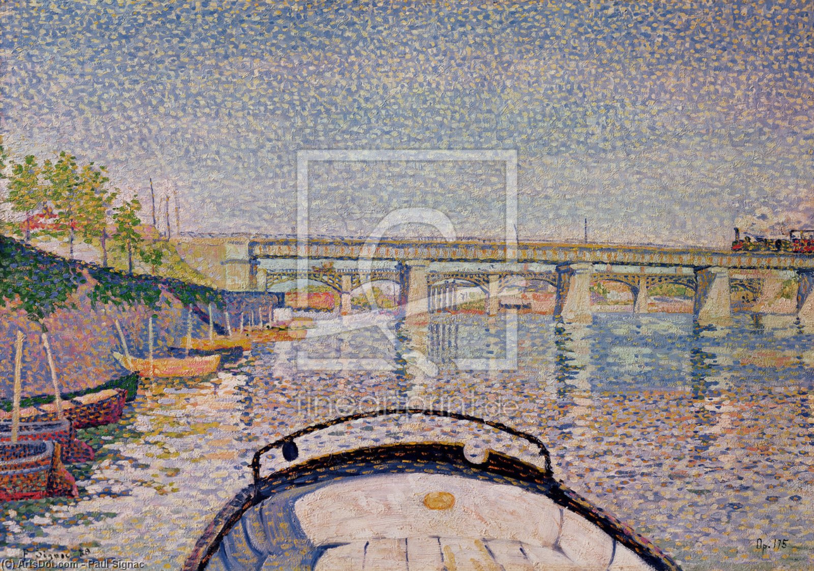 The Bridge At Asnieres — Paul Signac