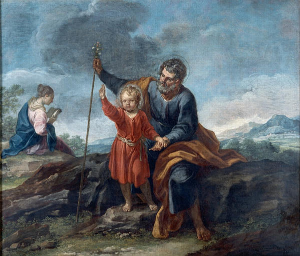 Sainte Famille — Pier Leone Ghezzi