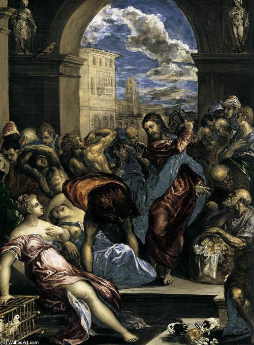 The Purification Of The Temple (detail) — El Greco