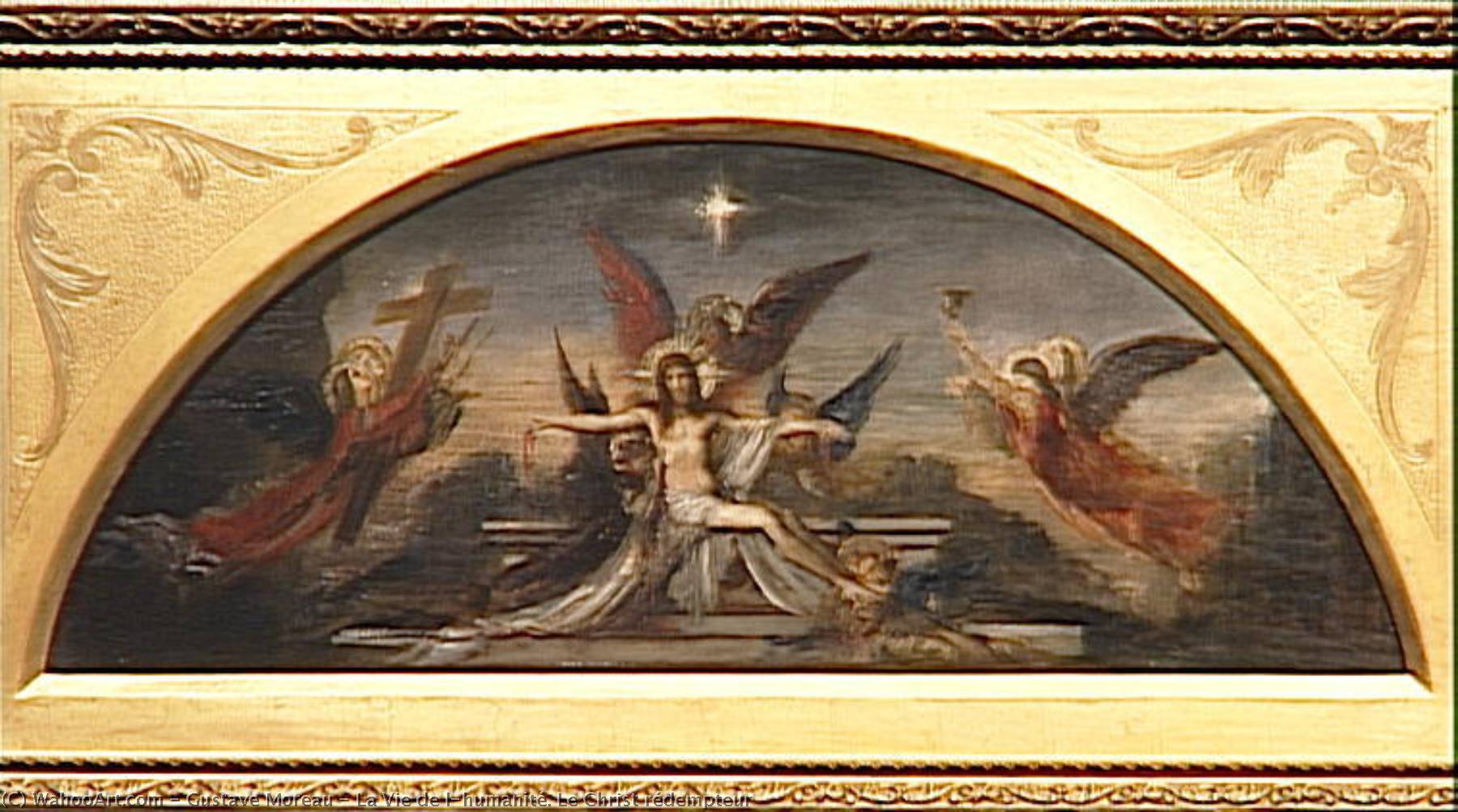 La Vie De L'humanité. Le Christ Rédempteur — Gustave Moreau