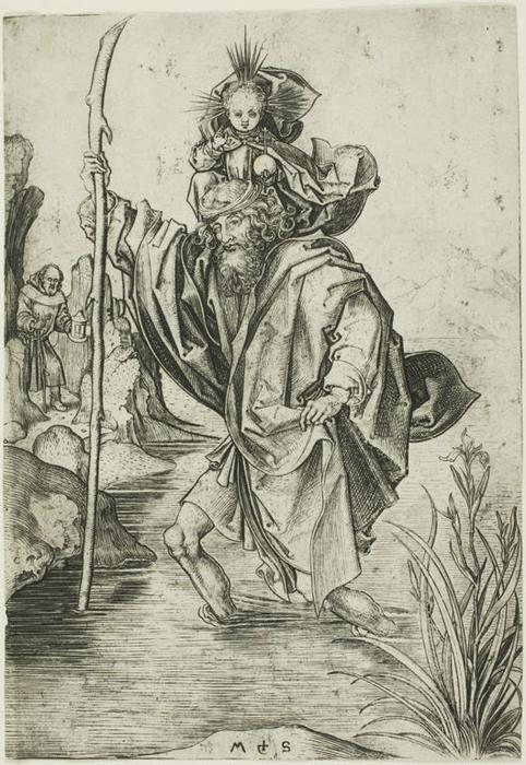 St Christopher — Martin Schongauer