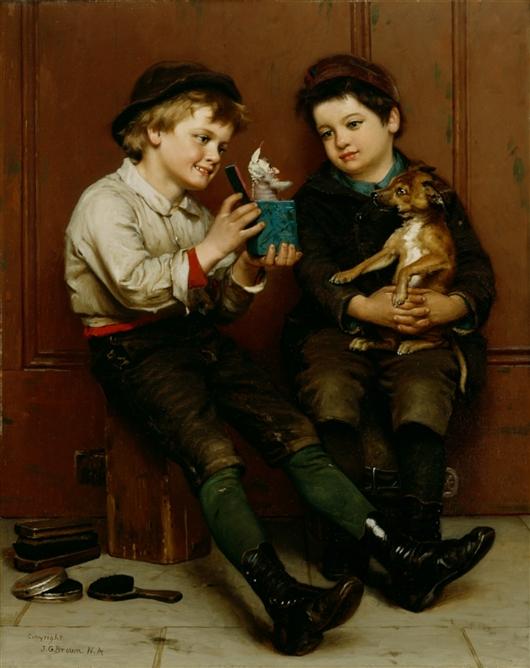 A Surprise Party — John George Brown
