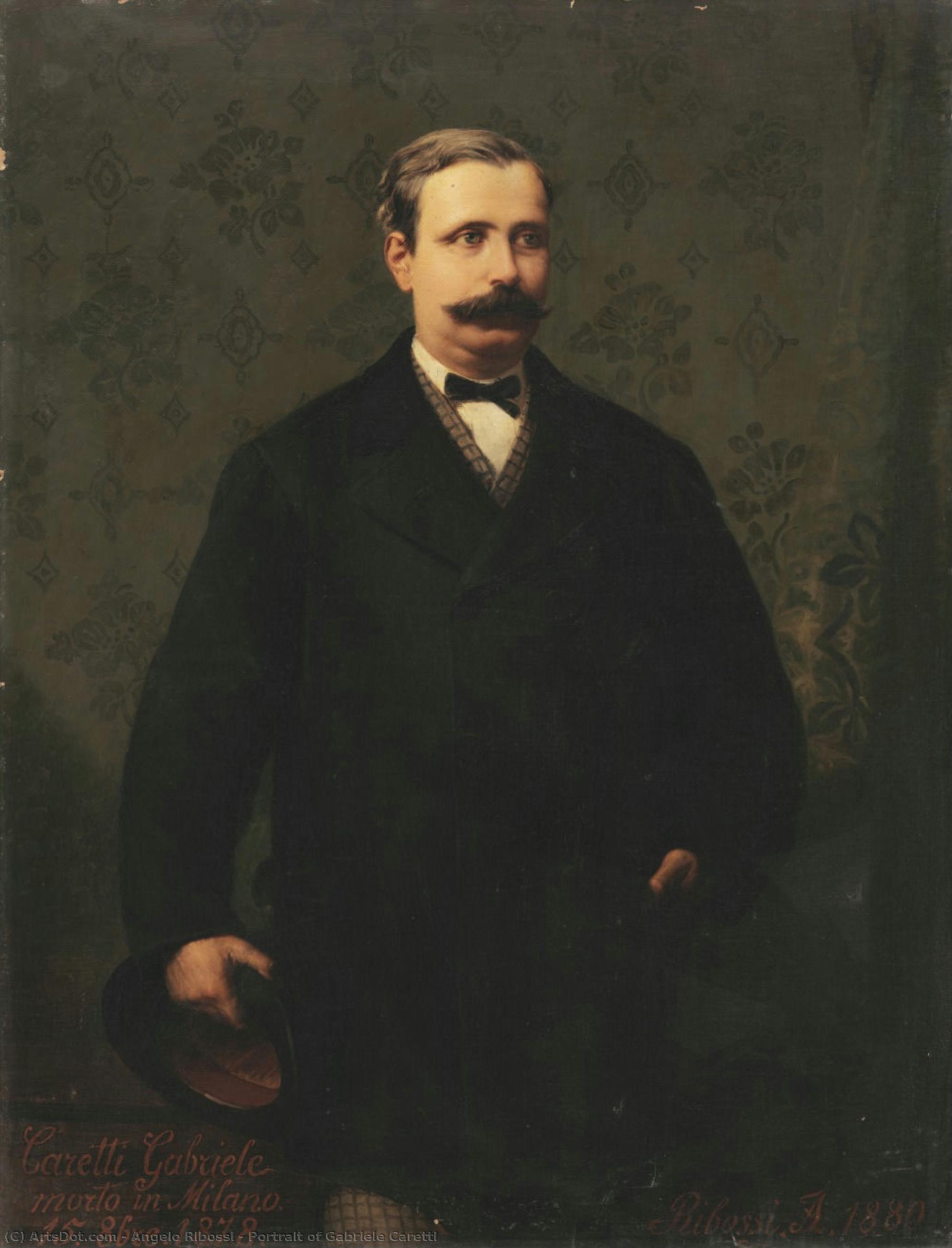 Portrait Of Gabriele Caretti — Angelo Ribossi
