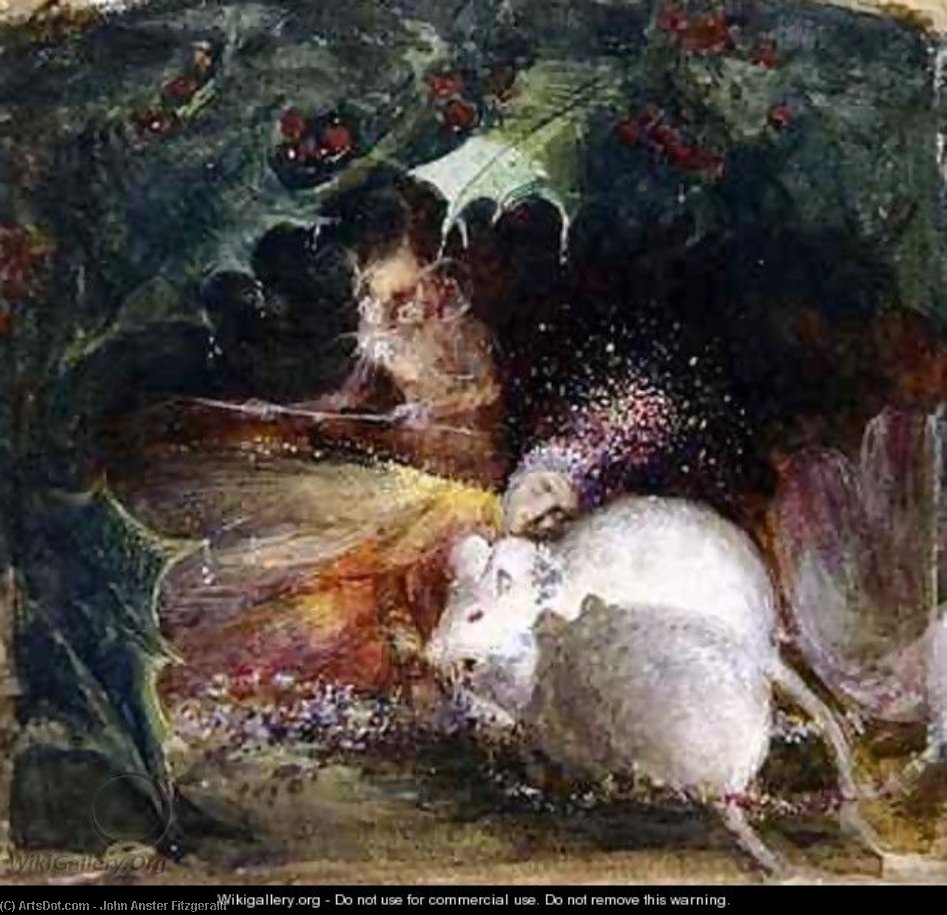 The Sleeping Fairy — John Anster Fitzgerald