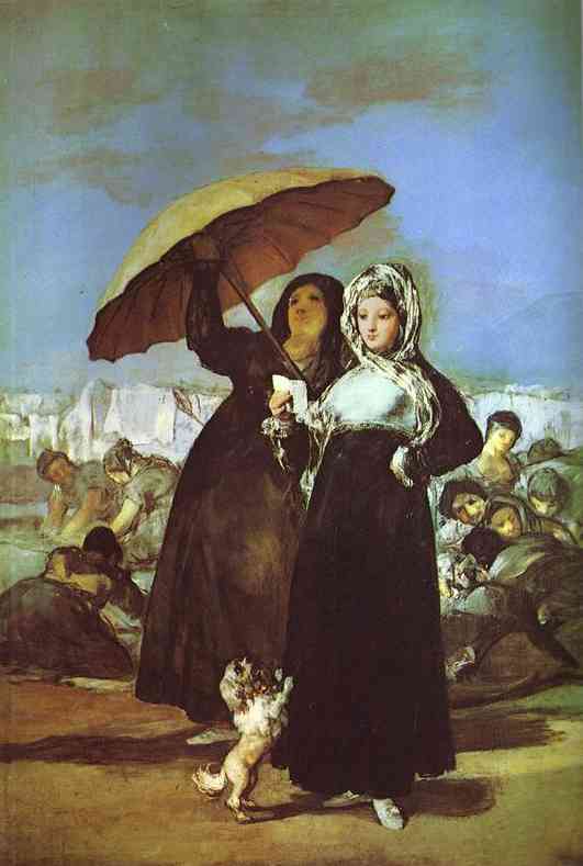 A Woman Reading A Letter — Francisco José De Goya Y Lucientes