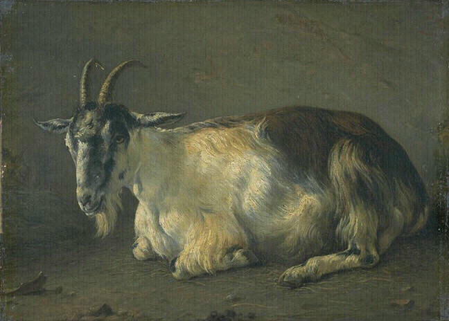 Chèvre Couchée — Jacques Raymond Brascassat