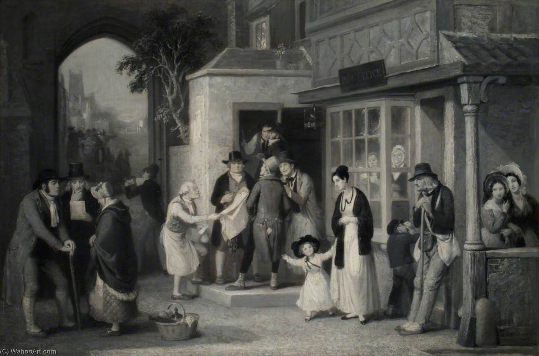 A Country Post Office — Edward Villiers Rippingille
