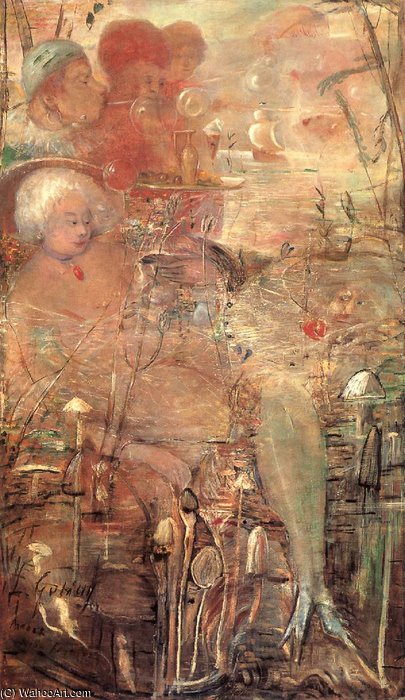 The Opium Smoker's Dream — Gulacsy Lajos Kalman