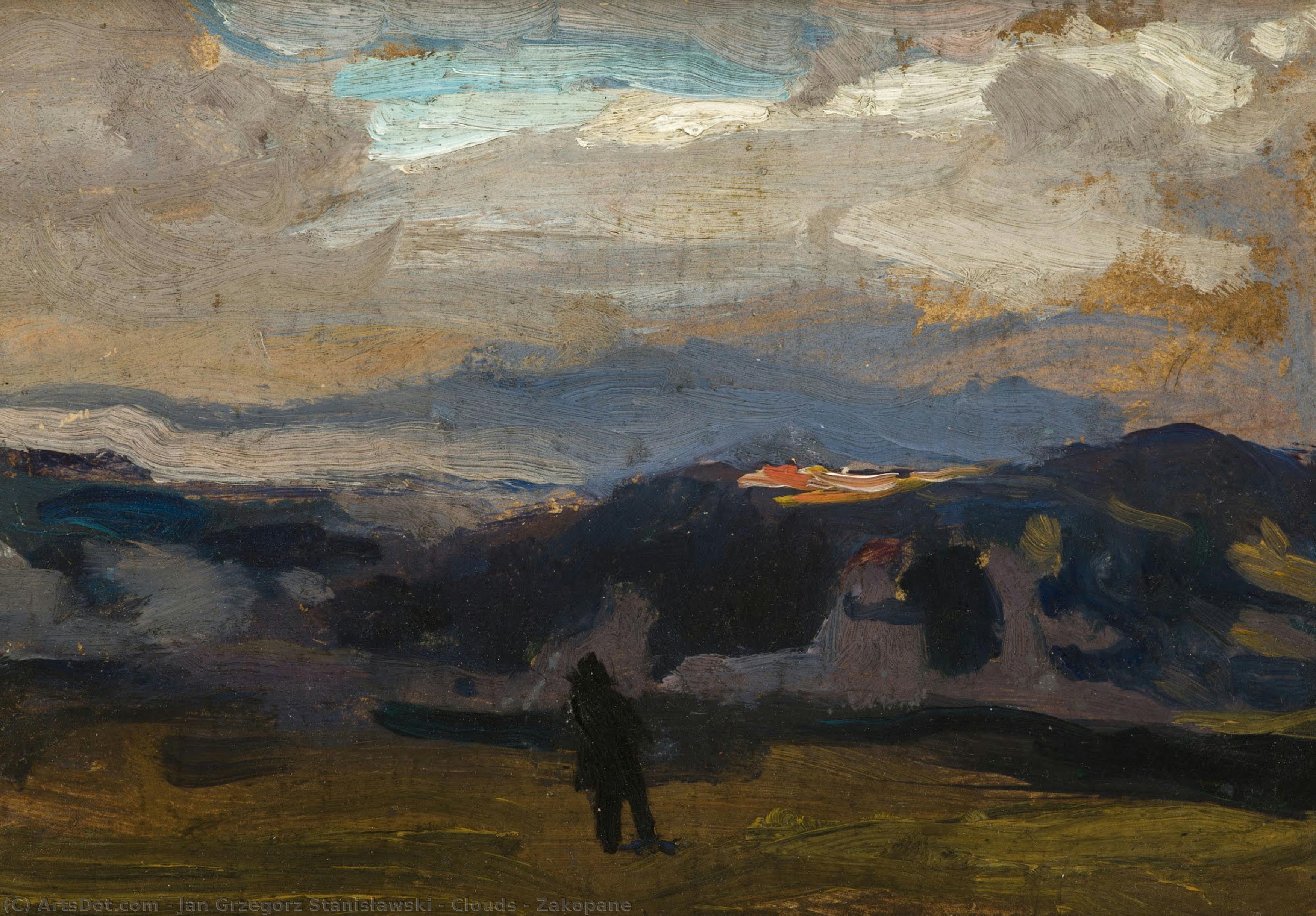 Clouds – Zakopane — Jan Grzegorz Stanisławski